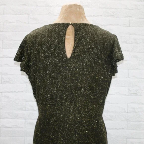 ALTAR'D STATE Jumpsuit Metallic Sexy Formal Stretch One Piece Black Gold Large - Picture 5 of 16